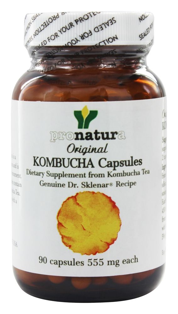 Pronatura - Original Kombucha Capsules 555 mg. - 90 Capsules
