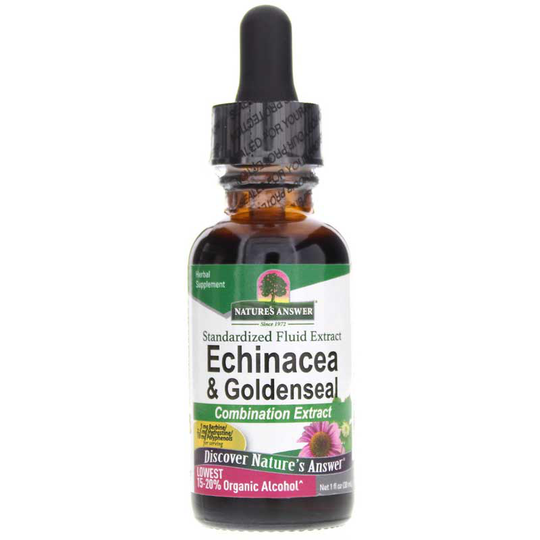 Natures Answer Echinacea & Goldenseal Extract 1000 Mg 1 Oz
