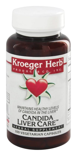 Kroeger Herbs - Candida Liver Care - 100 Vegetarian Capsules (formerly Stay Sober)