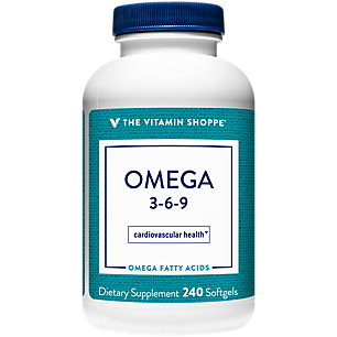 Omega 3-6-9 Essential Fatty Acids - Supports Cardiovascular Health (240 Softgels)