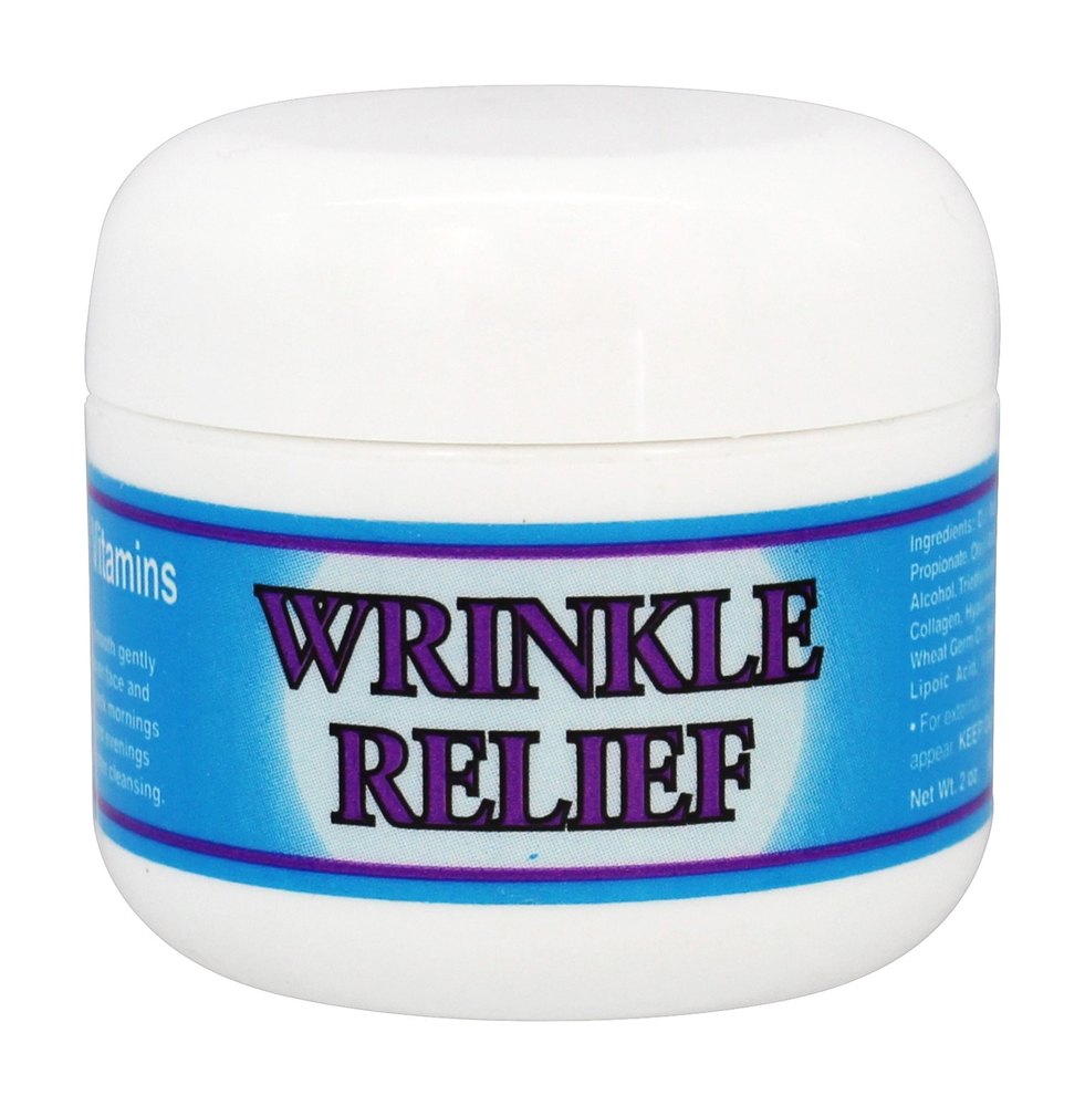 Nature's Vision - Wrinkle Relief Transcellular Facial Cream with Vitamins - 2 oz.