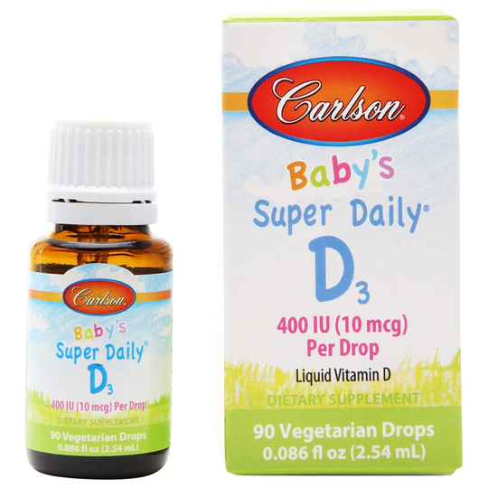 Carlson Labs - Baby's Super Daily D3 400 IU - 2.54 ml.