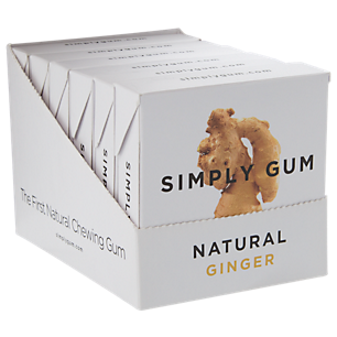 Natural Gum - Ginger (6 Packs)