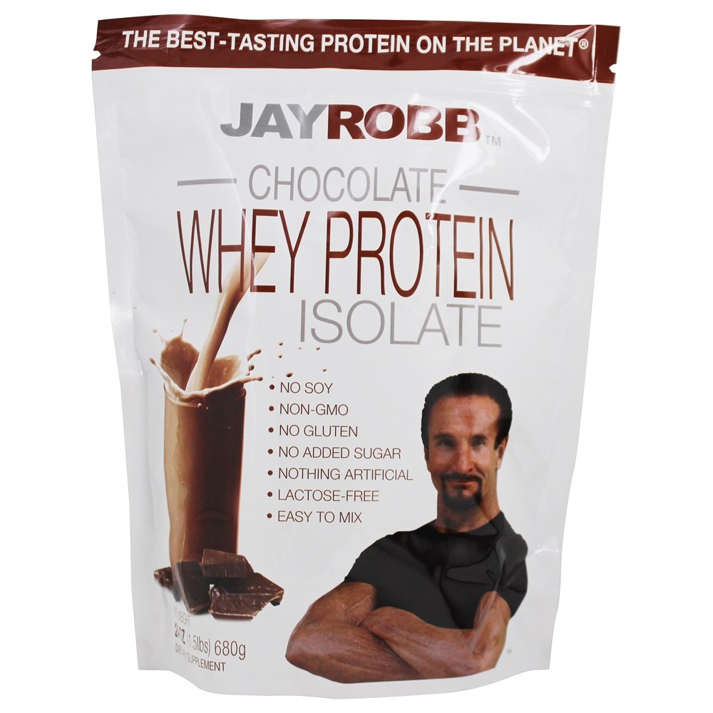 Jay Robb - Whey Protein Isolate Powder Chocolate - 1.5 lbs.