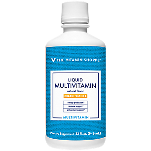 Liquid Multivitamin with Natural Orange Vanilla Flavor (32 Fluid Ounces)