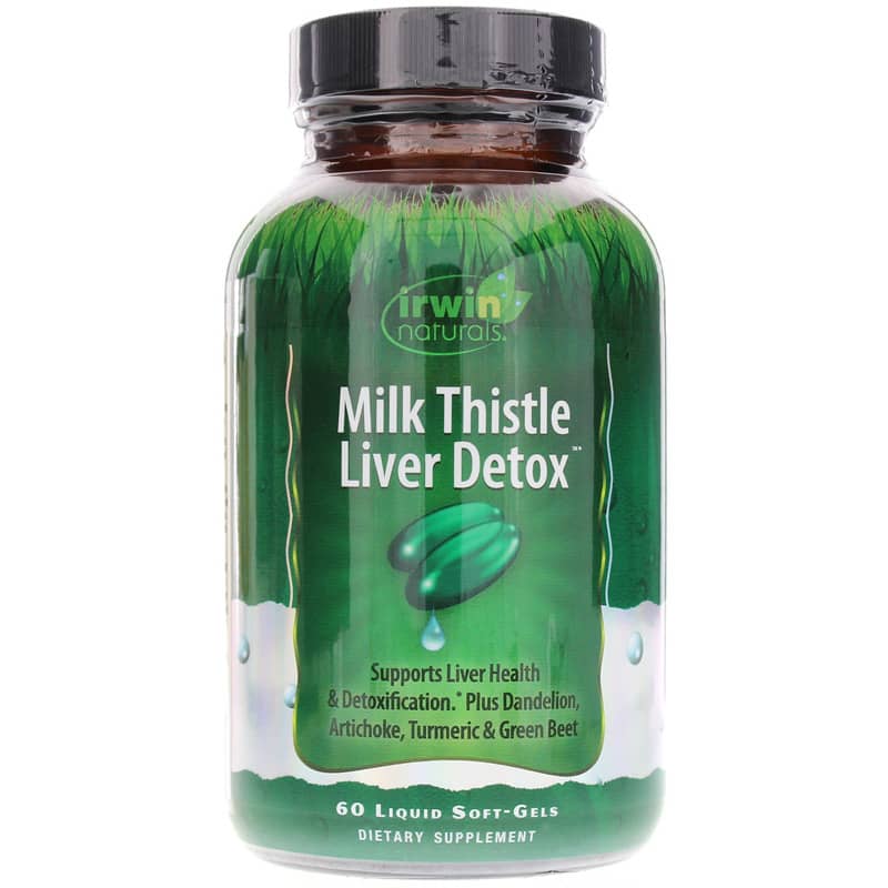 Irwin Naturals Milk Thistle Liver Detox 60 Liquid Softgels