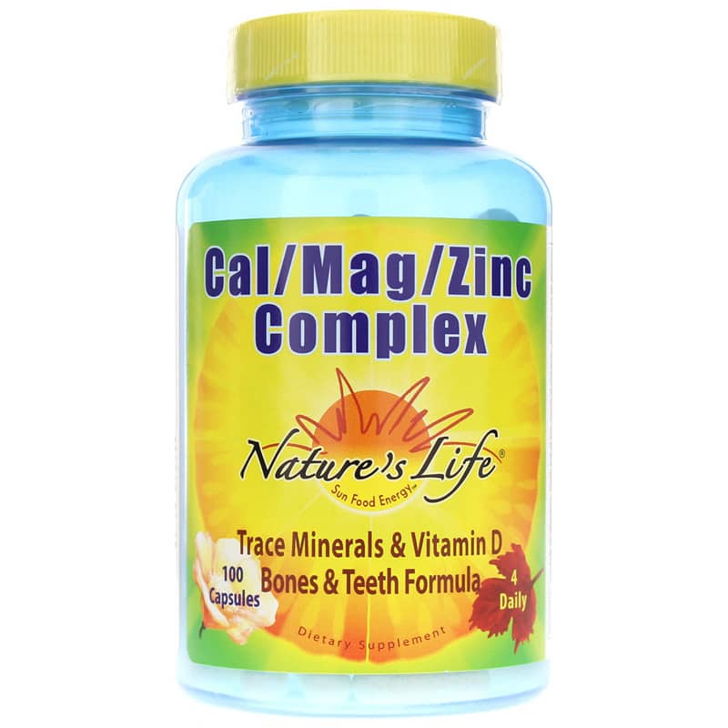 Natures Life Cal/Mag/Zinc Complex 100 Capsules