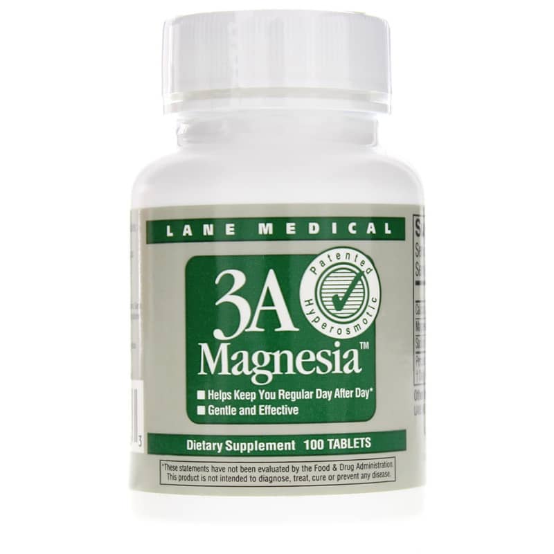 Lane Medical 3A Magnesia 100 Tablets