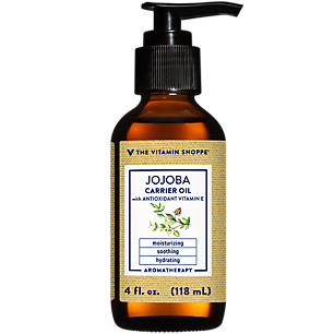 Jojoba Carrier Oil with Antioxidant Vitamin E (4 fl oz Pump)
