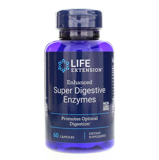 Life Extension Enhanced Super Digestive Enzymes 60 Veg Capsules
