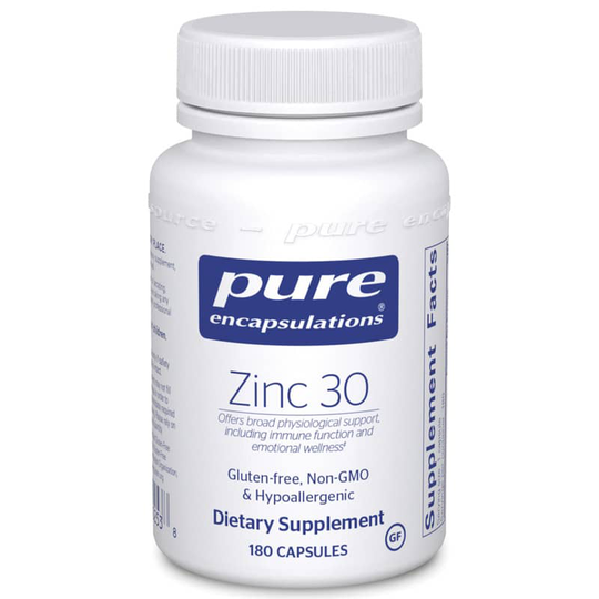 Pure Encapsulations Zinc 30 Mg 180 Capsules
