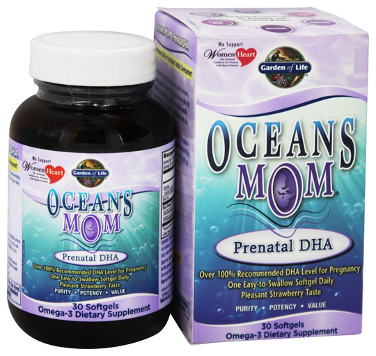 Garden of Life - Oceans Mom Prenatal DHA 350 mg. - 30 Softgels