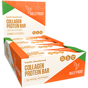 Collagen Protein Bar - Vanilla Shortbread (12 Bars)