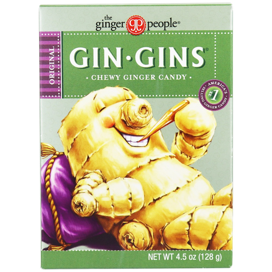 Ginger People - Gin Gins Chewy Ginger Candy Original Flavor - 4.5 oz.