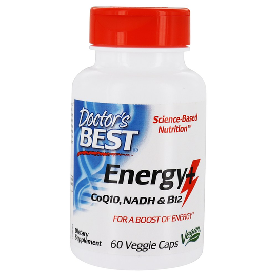 Doctor's Best - Energy CoQ10 NADH & B12 - 60 Vegetable Capsule(s)
