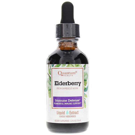 Quantum Health Elderberry Immune Defense Liquid Extarct 2 Oz