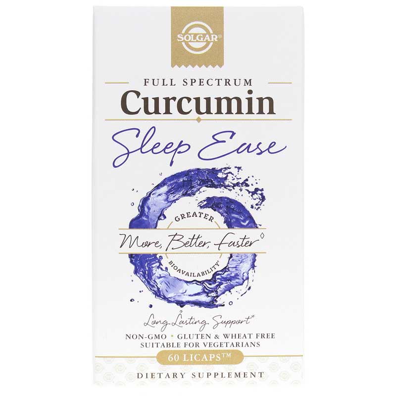 Solgar Full Spectrum Curcumin Sleep Ease 60 Licaps