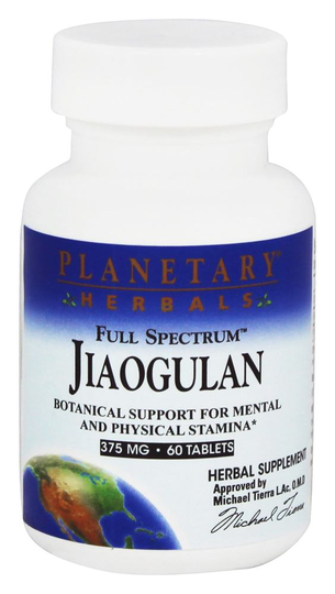Planetary Herbals - Full Spectrum Jiaogulan 375 mg. - 60 Tablets