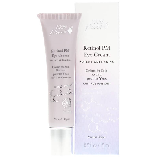 100% Pure Retinol PM Eye Cream .5 Oz
