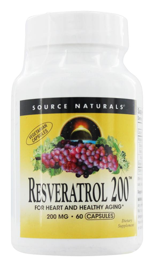 Source Naturals - Resveratrol 200 mg. - 60 Capsules