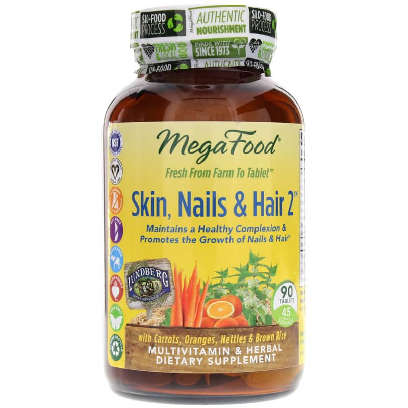 Megafood Skin, Nails & Hair 2 90 Tablets