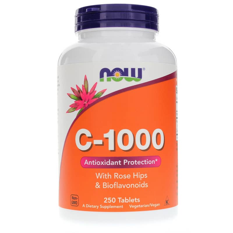 NOW Foods C-1000 with Rose Hips & Bioflavonoids 250 Tablets