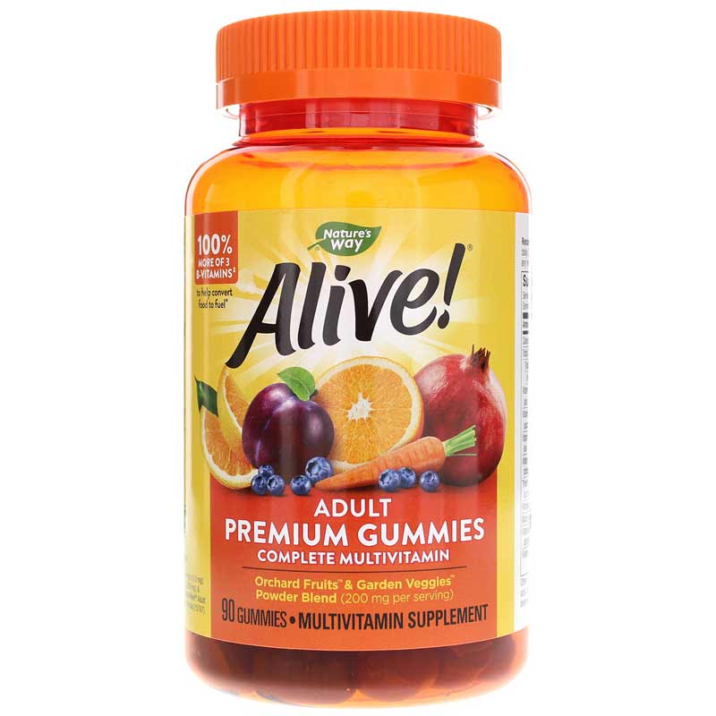 Natures Way Alive Multi-Vitamin Adult Gummies 90 Gummies