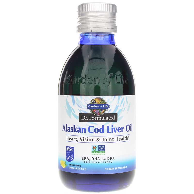 Garden of Life Dr. Formulated Alaskan Cod Liver Oil 6.76 Oz