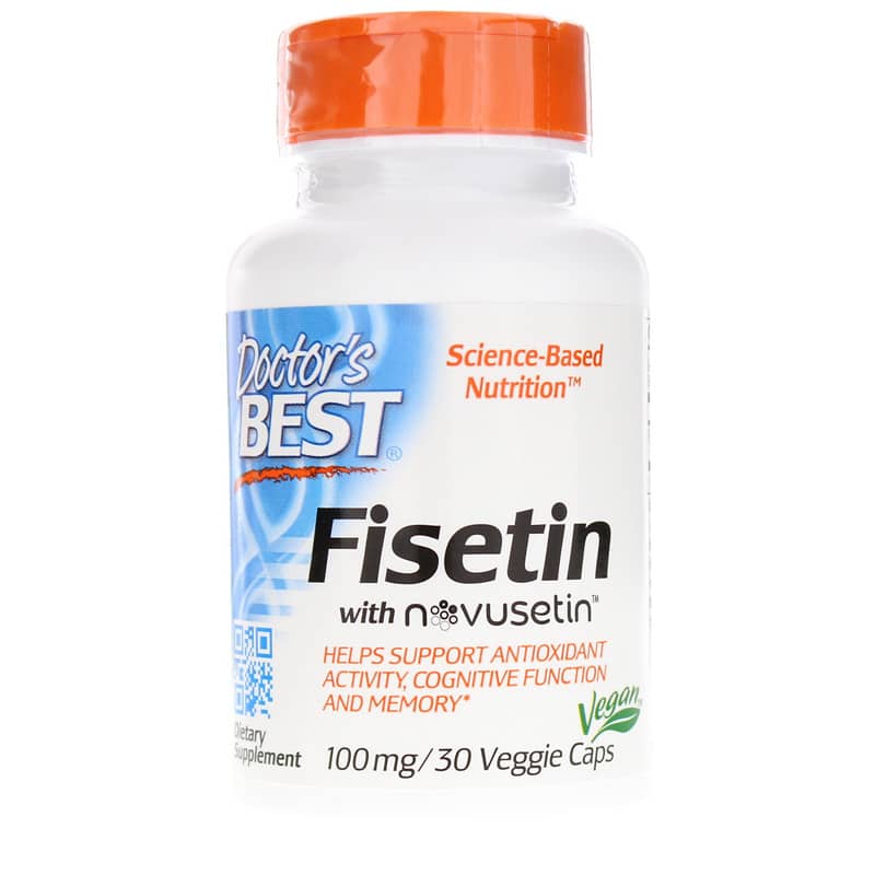 Doctors Best Fisetin 100 Mg 30 Veg Capsules