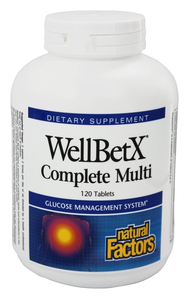 Natural Factors - WellBetX Complete Multi - 120 Tablets