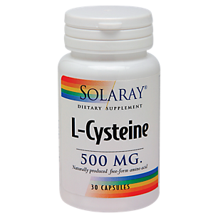 L-Cysteine - Free Form Amino Acid - 500 MG (30 Capsules)