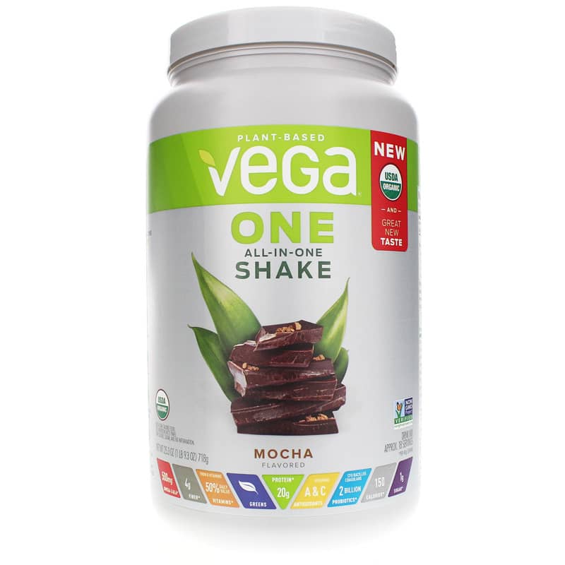 Vega One All-In-One Shake Organic Mocha 25.3 Oz