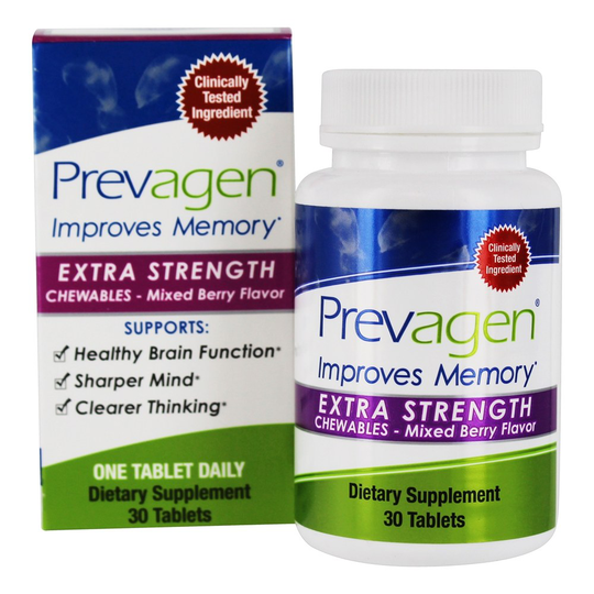 Quincy Bioscience - Prevagen Improves Memory Extra Strength Chewable Mixed Berry - 30 Tablets