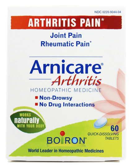 Boiron - Arnicare Arthritis Homeopathic Medicine for Arthritis Pain - 60 Tablets