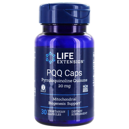 Life Extension - PQQ Caps Mitochondrial Biogenesis Support 20 mg. - 30 Vegetarian Capsules