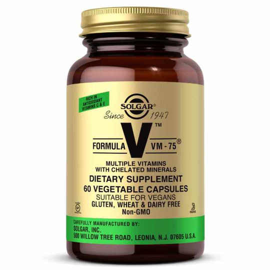 Solgar Formula Vm-75 Capsules 60 Veg Capsules