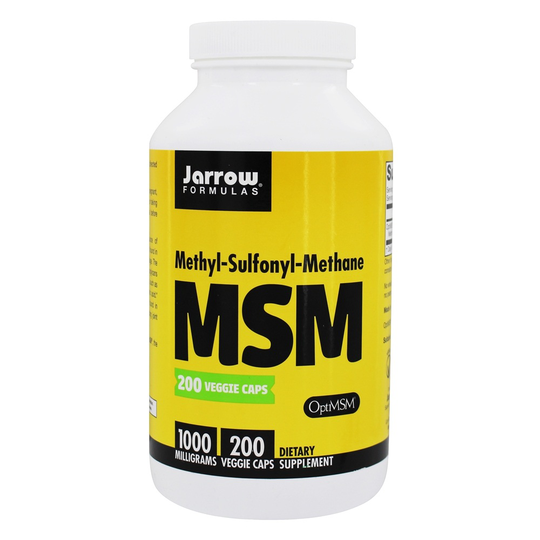 Jarrow Formulas - MSM Sulfur 1000 mg. - 200 Capsules