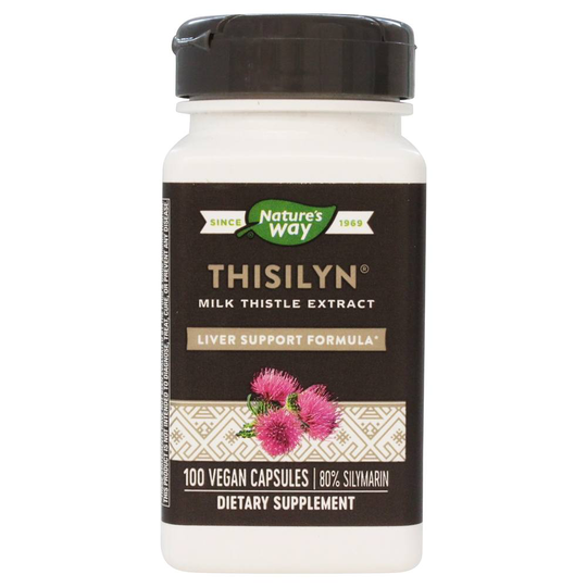 Nature's Way - Thisilyn Milk Thistle Extract Liver Support Formula 175 mg. - 100 Vegan Capsules