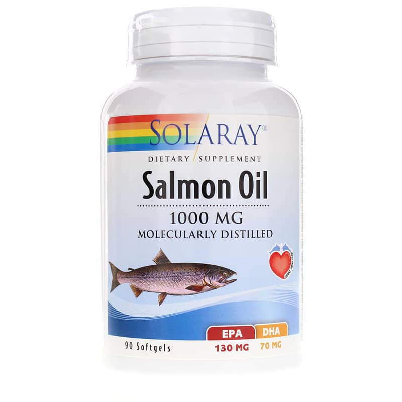 Solaray Salmon Oil 1000 Mg 90 Softgels