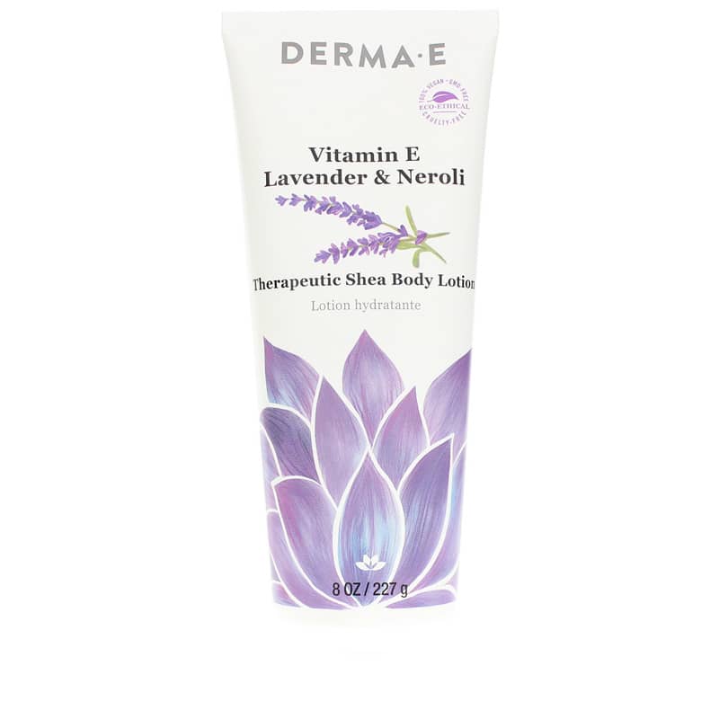 Derma E Vitamin E Therapeutic Shea Body Lotion Lavender & Neroli 8 Oz