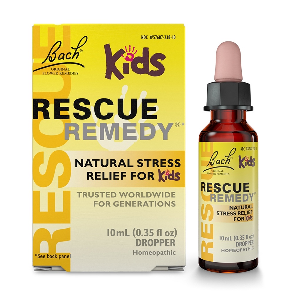 Bach - Rescue Remedy Kids Natural Stress Relief Dropper - 10 ml.