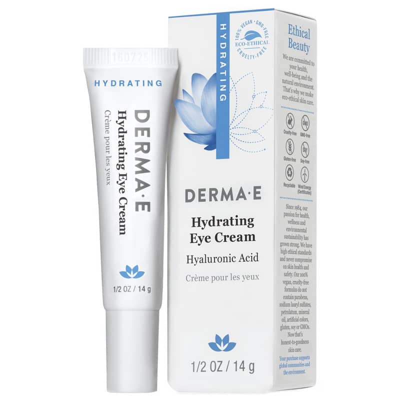 Derma E Hydrating Eye Cream Hyaluronic Acid .5 Oz