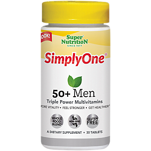 Simply One Whole Food Multivitamin for Men 50+ (30 Tablets)