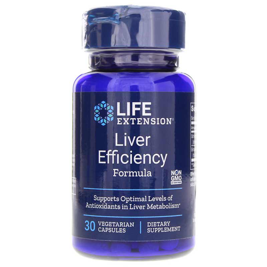 Life Extension Liver Efficiency Formula 30 Veg Capsules