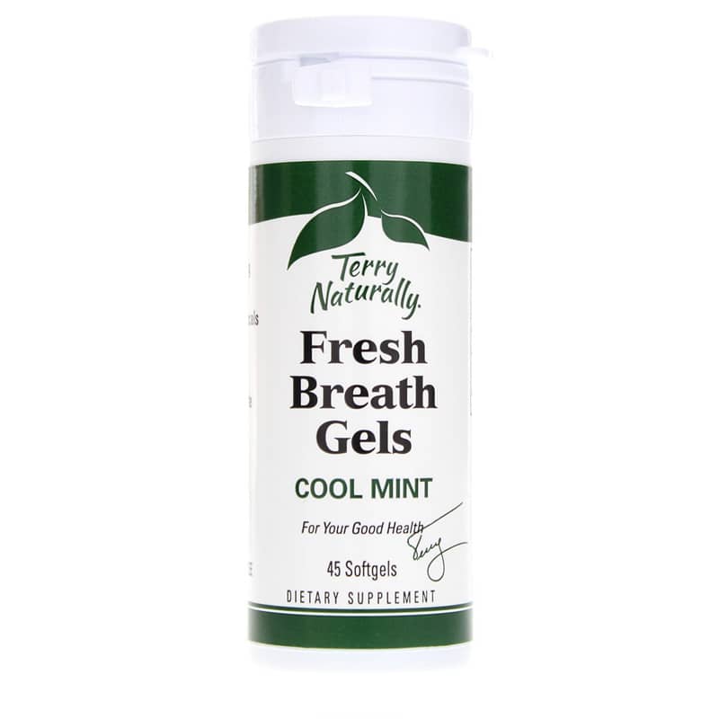 Terry Naturally Fresh Breath Gels Cool Mint 45 Softgels