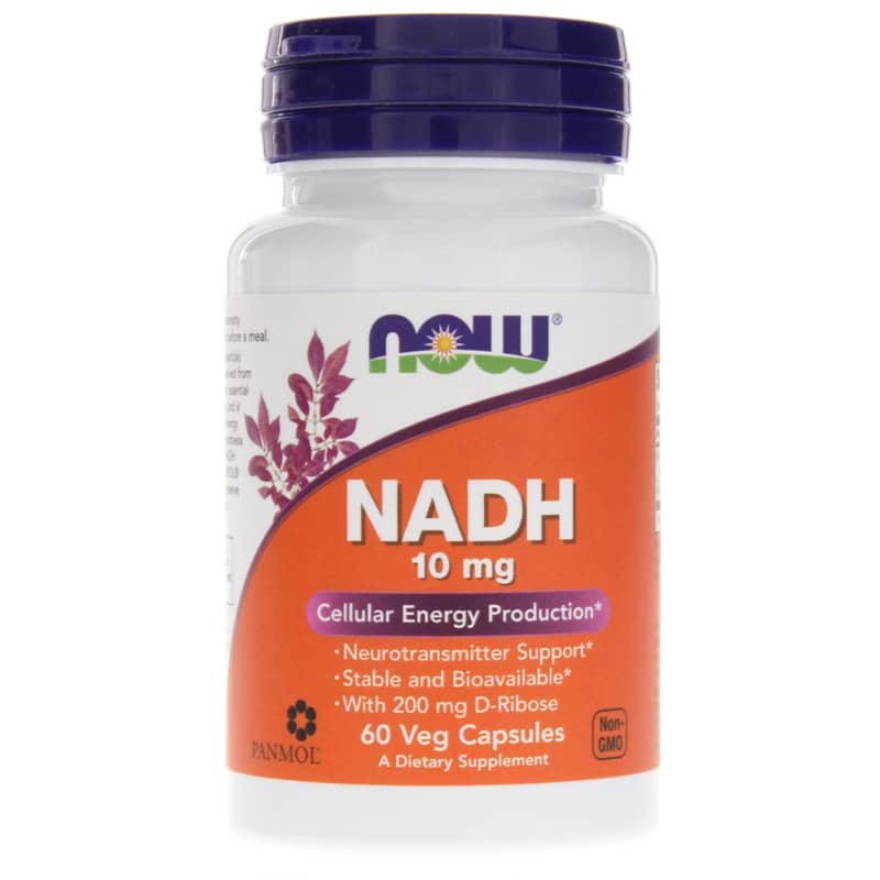 NOW Foods Nadh 10 Mg 60 Veg Capsules