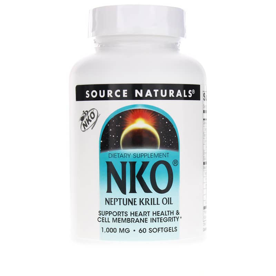 Source Naturals NKO Neptune Krill Oil 1000 Mg 60 Softgels