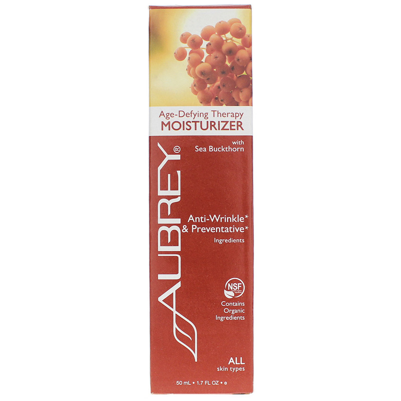 Aubrey Organics Age Defying Therapy Moisturizer 1.7 Oz