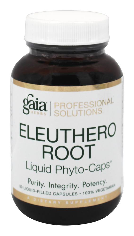 Gaia Herbs Professional - Eleuthero Root 554 mg. - 60 Liquid-Filled Capsules