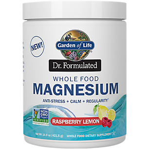 Dr. Formulated Whole Food Magnesium Powder - Raspberry Lemon (85 Servings)